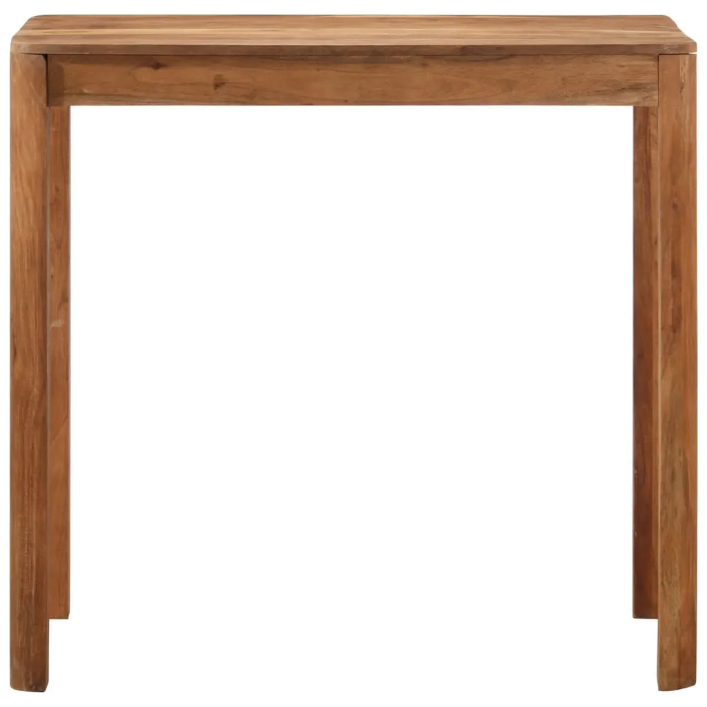 Tavolo da Bar in Legno Acacia Finitura Sheesham 110x55x106 cm cod mxl 21483