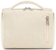 Organizzatore per bagno Grande organizzatore per bagno per uomo e donna Borsa per trucco Regalo (Corduroy Beige)