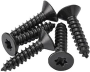 Viti Torx in legno nero xylanato a 304 RVS (100 pezzi)