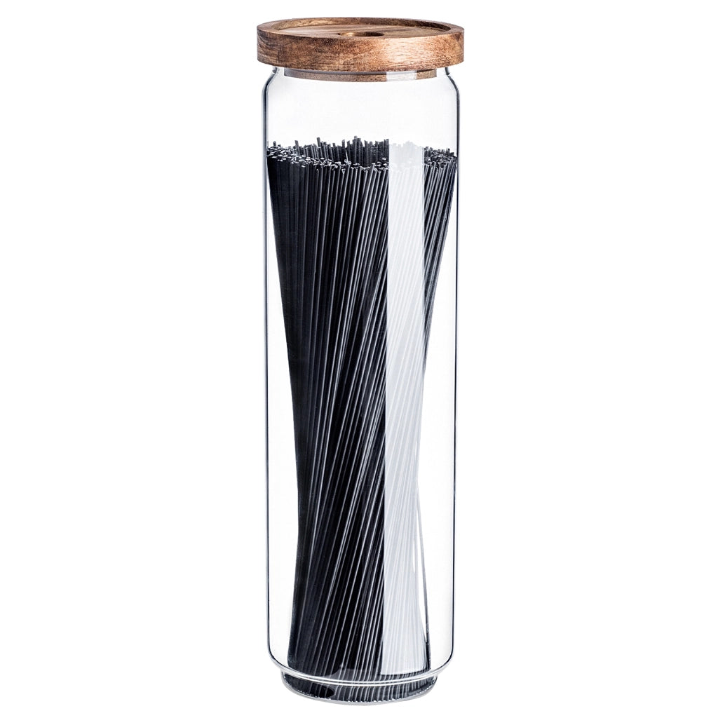 KADAX 3 contenitori per alimenti in vetro per pasta e spaghetti con coperchio, barattolo da 1550 ml