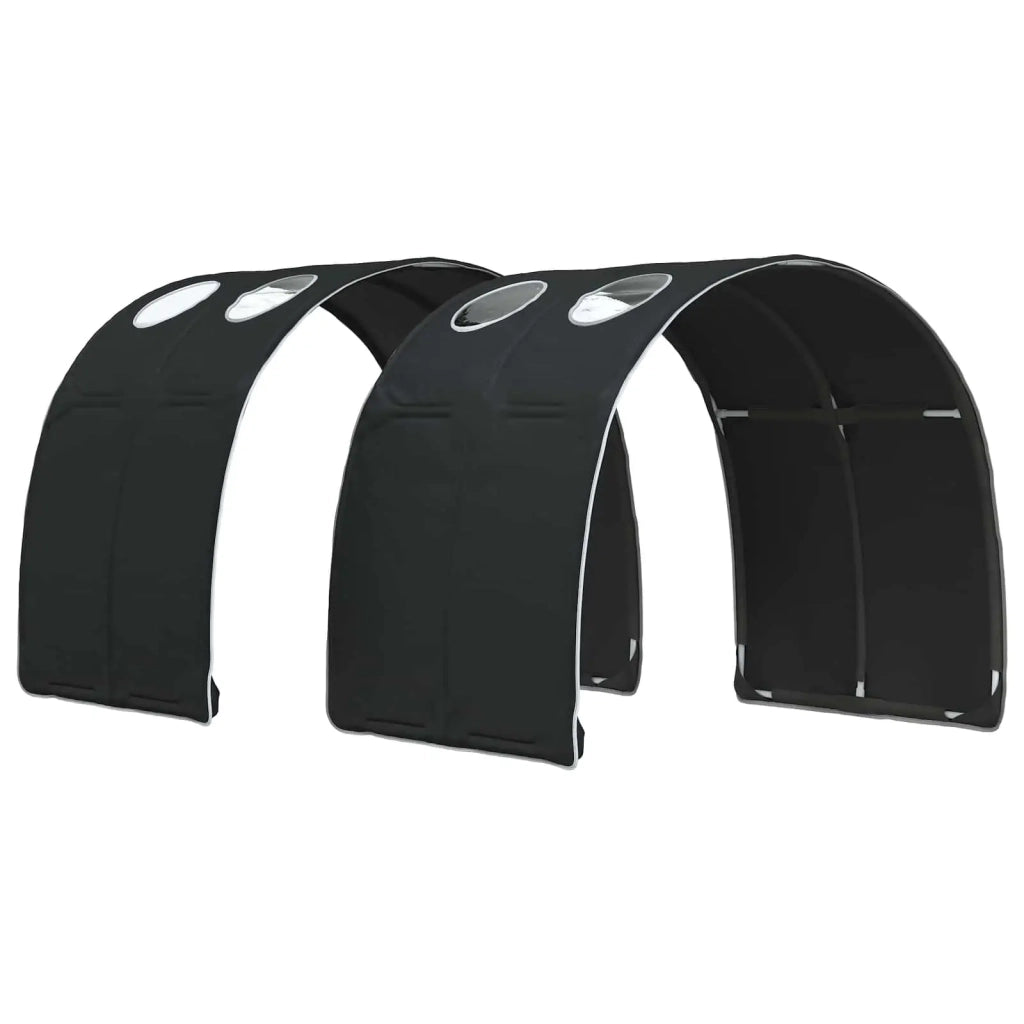 Letto alto per bambini con scrivania 3 pz Bianco e Nero 3423682