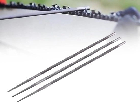 Set di file a catena 3 pezzi/set Filetti di acciaio inox per catena a rullo Smerigliatrice per catena a rullo - 4mm/4.8mm/5.5mm Facoltativo - Ideale per la smerigliatura delle catene.