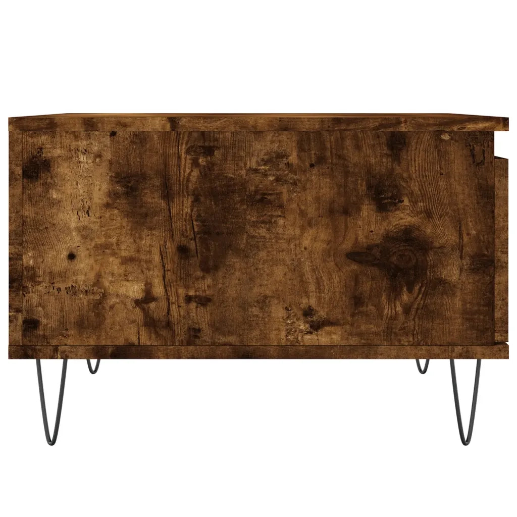 Tavolino da salotto | Tavolino da caff¨¨ | Tavolino da Soggiorno Rovere Fumo 55x55x36,5 cm Legno Multistrato