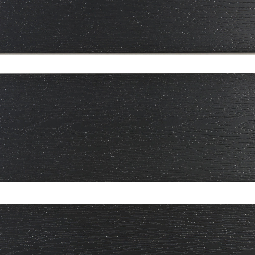 Tavolo da pranzo con struttura in alluminio anodizzato nero e argento per 6 persone 180 x 90 cm dal design moderno