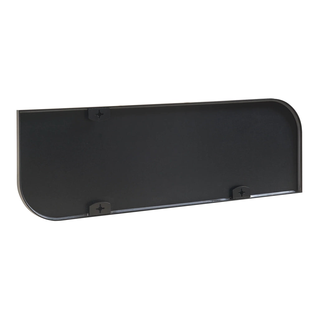 Specchio decorativo moderno da parete 120 x 40 cm nero 03_0010189