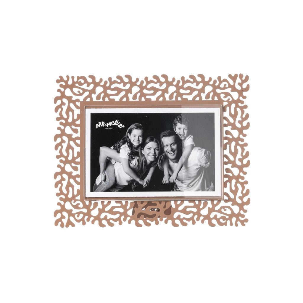 Portafoto Corallo piccolo orizzontale Mocha mousse