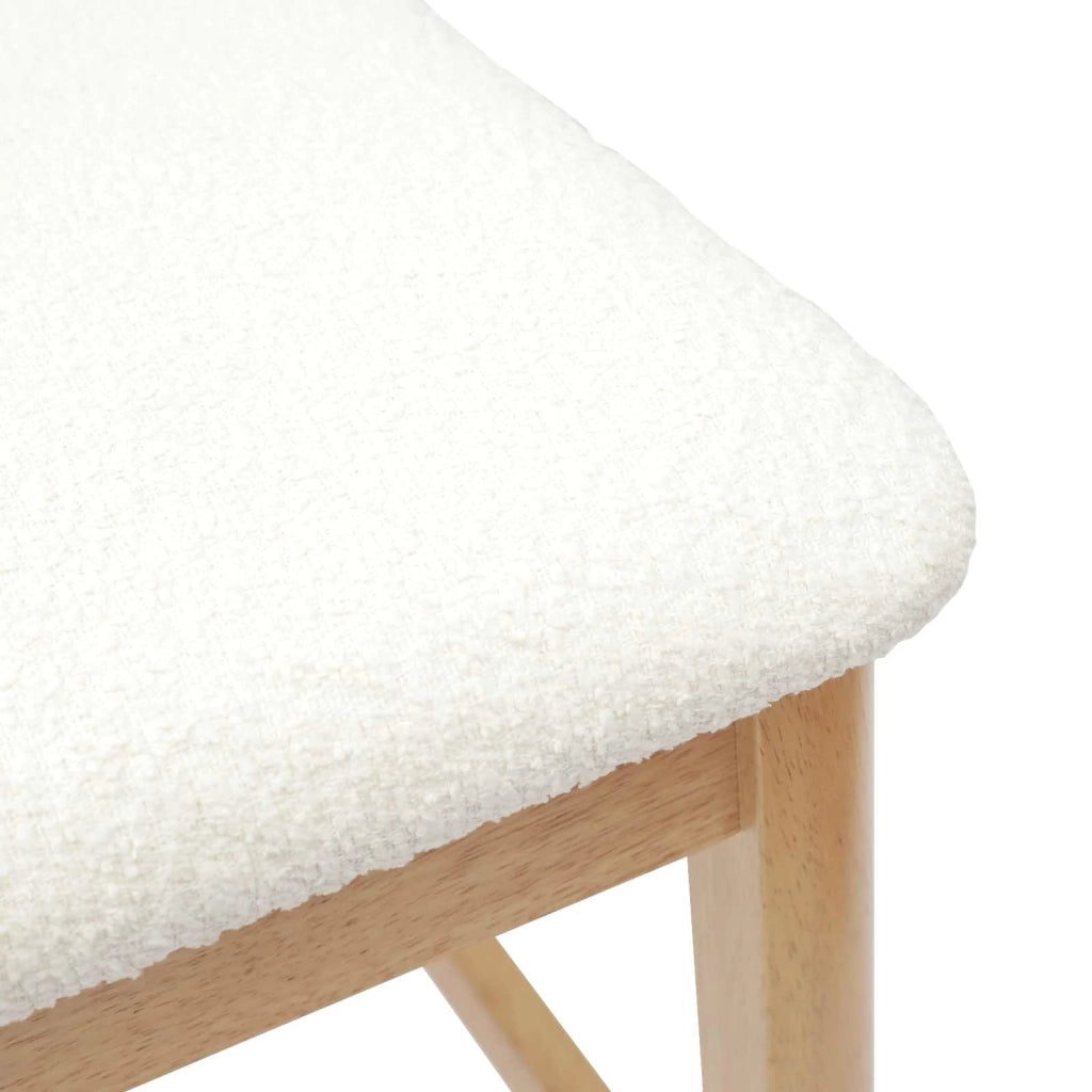 Sedie da pranzo 2 pcs Naturale 48 x 49 x 95 cm