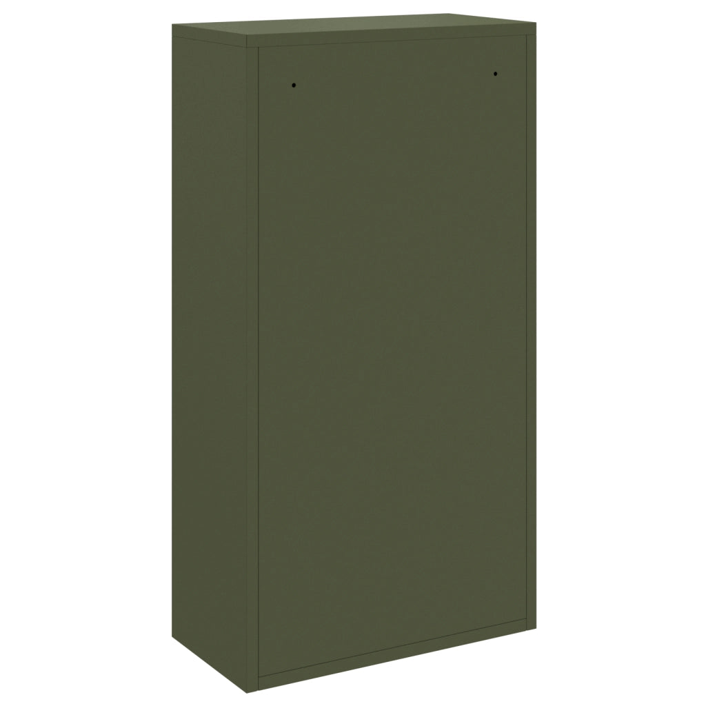Cassetta Postale Verde Oliva 44x22x82 cm Acciaio