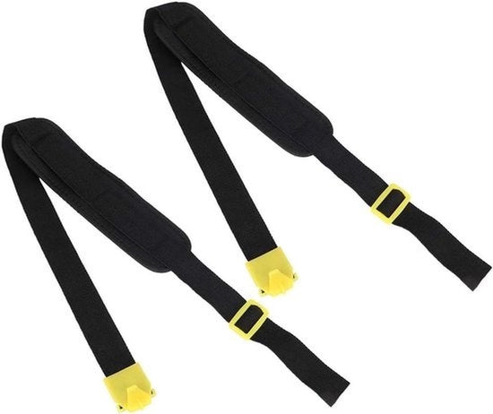 Borsa a spruzzo con cinturino regolabile - Cinturino regolabile - 2 Paia di cinturino regolabile a mano per borsa a spruzzo - Adatto per cinturino a spruzzo - Nero