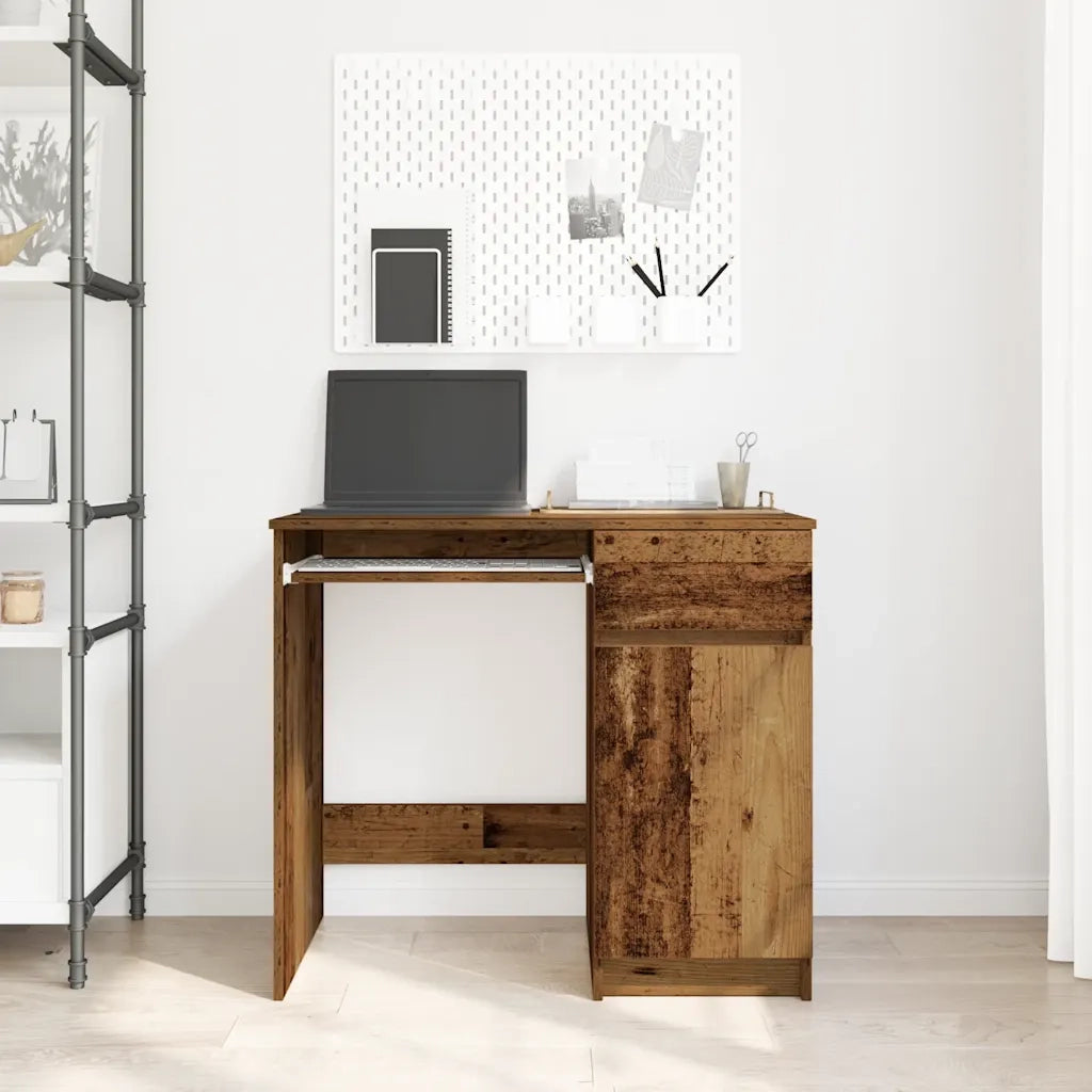 Scrivania Legno Antico 86x49x76 cm in Legno Multistrato 861830