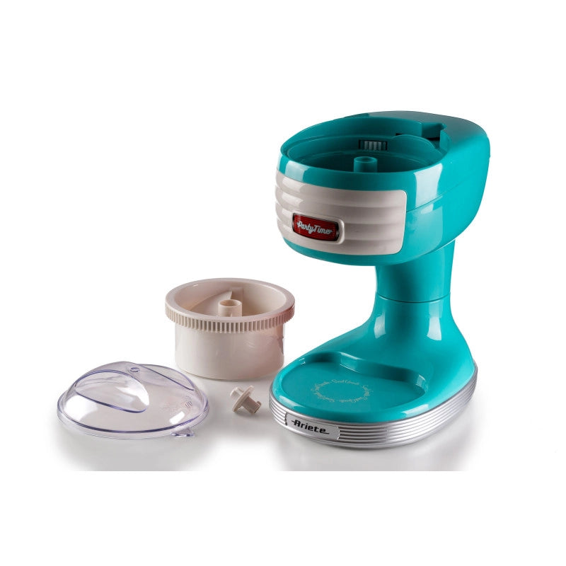 Macchina per tritare ghiaccio, 30W, cestello removibile, lame in acciaio inox - Celeste