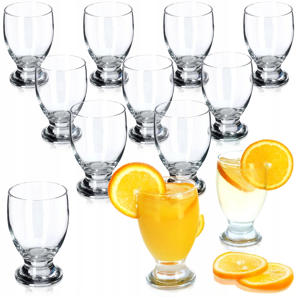 Set di 12 tazze e bicchieri KADAX per dessert e gelati, 300 ml ciascuno.