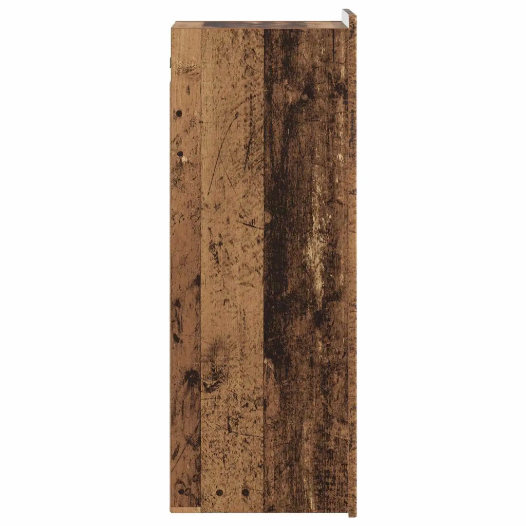Mobiletto a muro Legno antico 33 x 34,5 x 94 cm