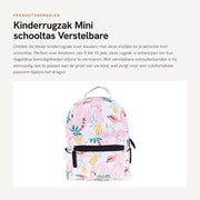 Borsa per bambini Mini - tessuto oxford in cotone - cinturino regolabile - per bambini dai 5 ai 10 anni - sostenibile - spazio sufficiente - zaino scolastico