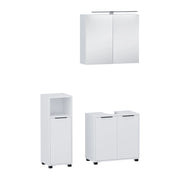 Vicco Set di mobili da bagno Bianco 3 parti