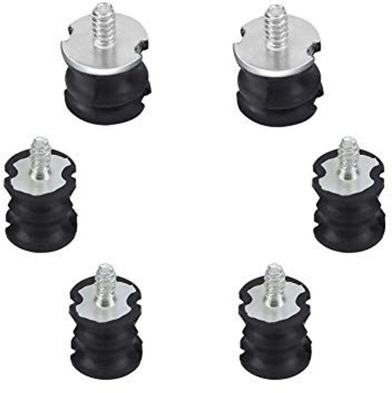 Elemento di Demipulsazione 6 pezzi - Dampenedori di Vibrazione - Ricambi - Adatto per 61/66/133/136/141/266/268/272XP - Sostenibile - Dimensioni 3x1,3x0,4cm - Dampenedore di Vibrazione