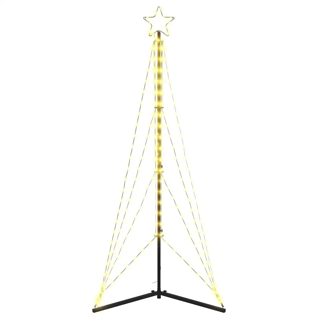 Albero di Natale a LED-Luci decorative natalizie 363 LED Bianco Caldo 182 cm 300536