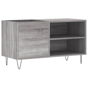 Mobile porta dischi pratico e spazioso 85 x 38 x 48 cm realizzato in legno composito Sonoma grigio 02_0049113