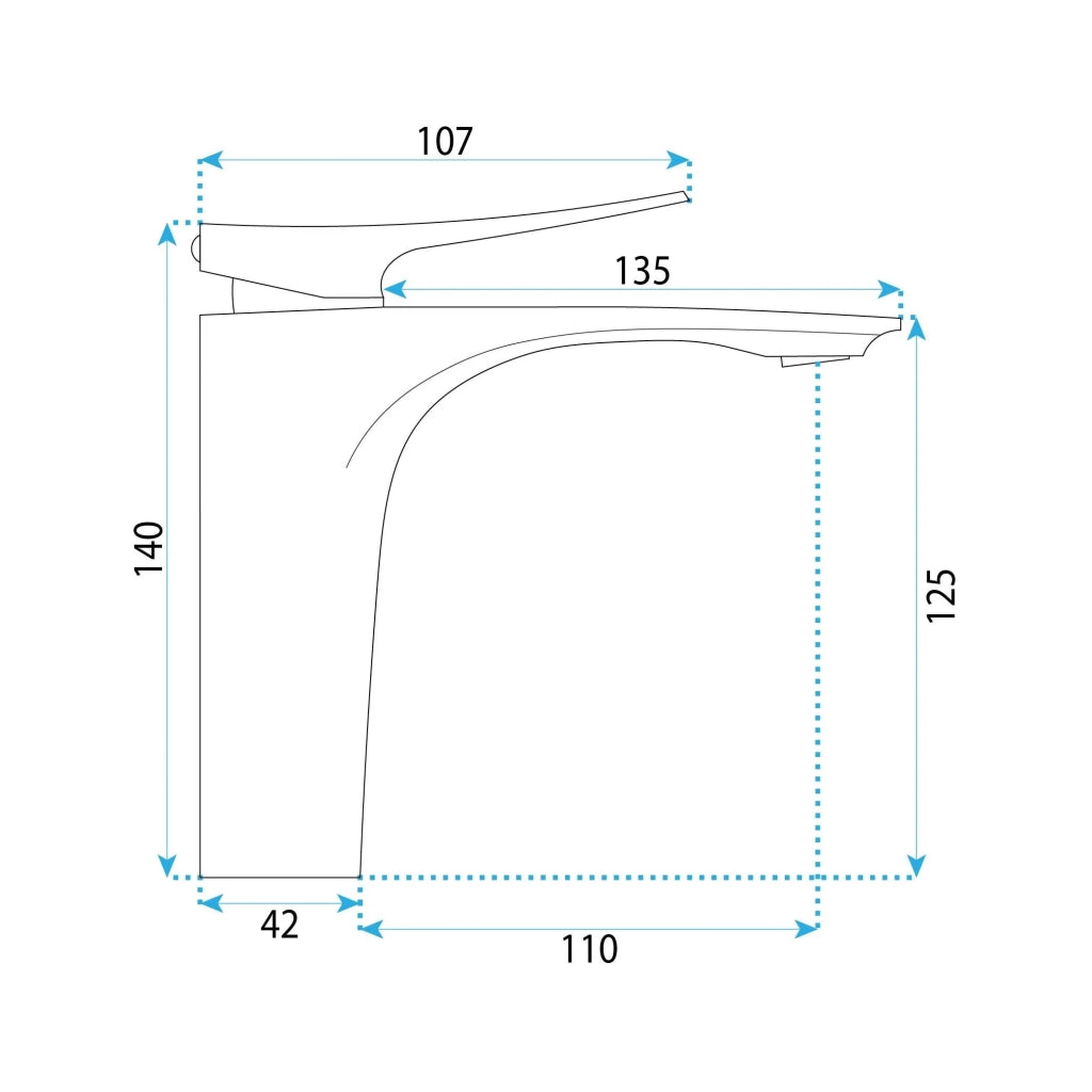 Rubinetto Per Lavabo Premium Rea Vision Titan Low