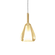 Lampada a Sospensione OFELIA S/11 Ambra Trasparente - Vetro Borosilicato E27, Cavo 3m, Design Elegante e Caldo Gea Luce