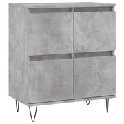 Credenza | Madia | Buffet da pranzo | Armadio da pranzo Grigio Cemento 60x35x70 cm in Legno Multistrato