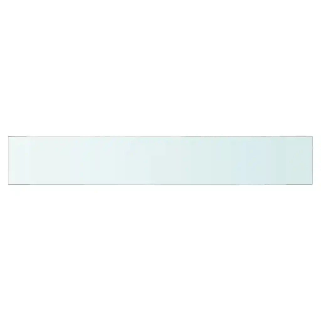 Mensole in Vetro Trasparente 2 pz 80x12 cm 3051572