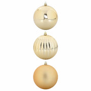 Set di Palle di Natale 3 pz-Decorazioni natalizie Oro Plastica
