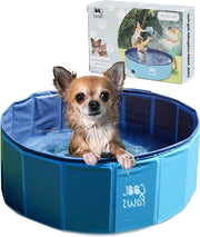 Zwembad per bambini e animali domestici 60 x 20 cm - bagno per cani e gatti - vasca per animali - impermeabile - per uso interno ed esterno - bagno per animali portatile