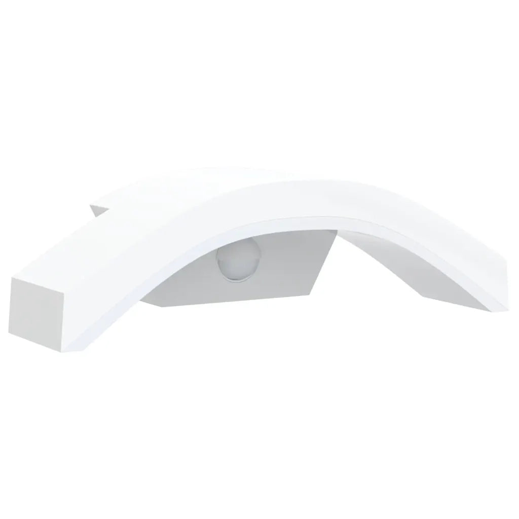 Applique con LED e Sensore Bianca in Alluminio Pressofuso CFW5066693