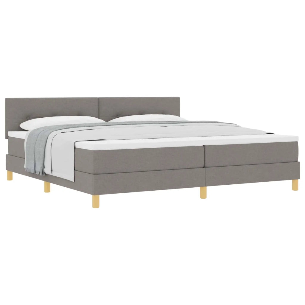 Letto a molle con cuscino Talpa 200 x 200 cm Tessuto 3338948
