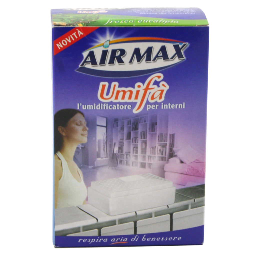 Umidificatore umifa' airmax assorbi umidita' per termosifoni fresco eucalipto