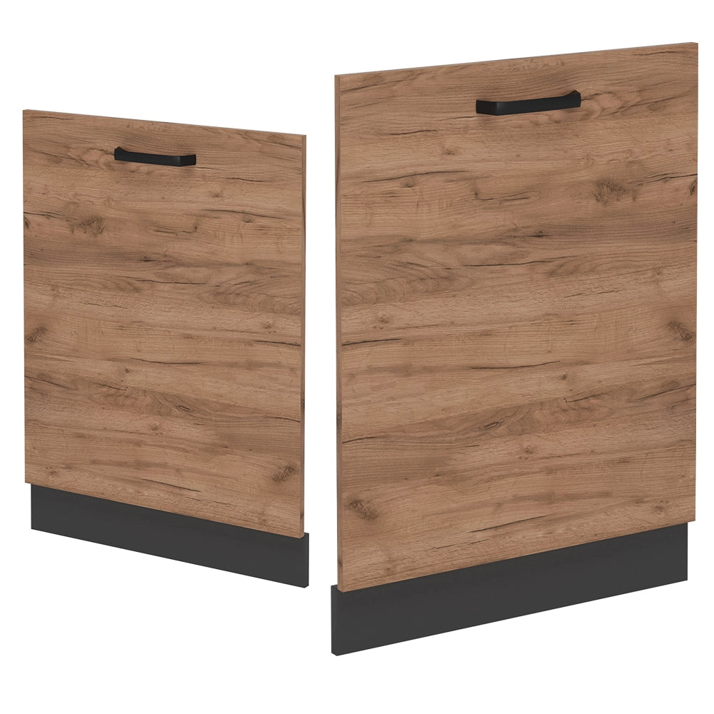 Pannello frontale R-Line Rovere dorato/Antracite 60 cm senza piano di lavoro Vicco