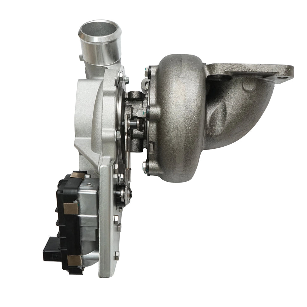 Turbocompressore per Ford Transit 2.4 TDCI, con motore Duratorq e codici OEM 1020183, 1219310, 1355059, 1355066, 3C1Q6K682FA, 6C1Q6K682EM / EE / EF, 6C1Q6K682EK / EL, YC1Q6K682AE / BF / DA.