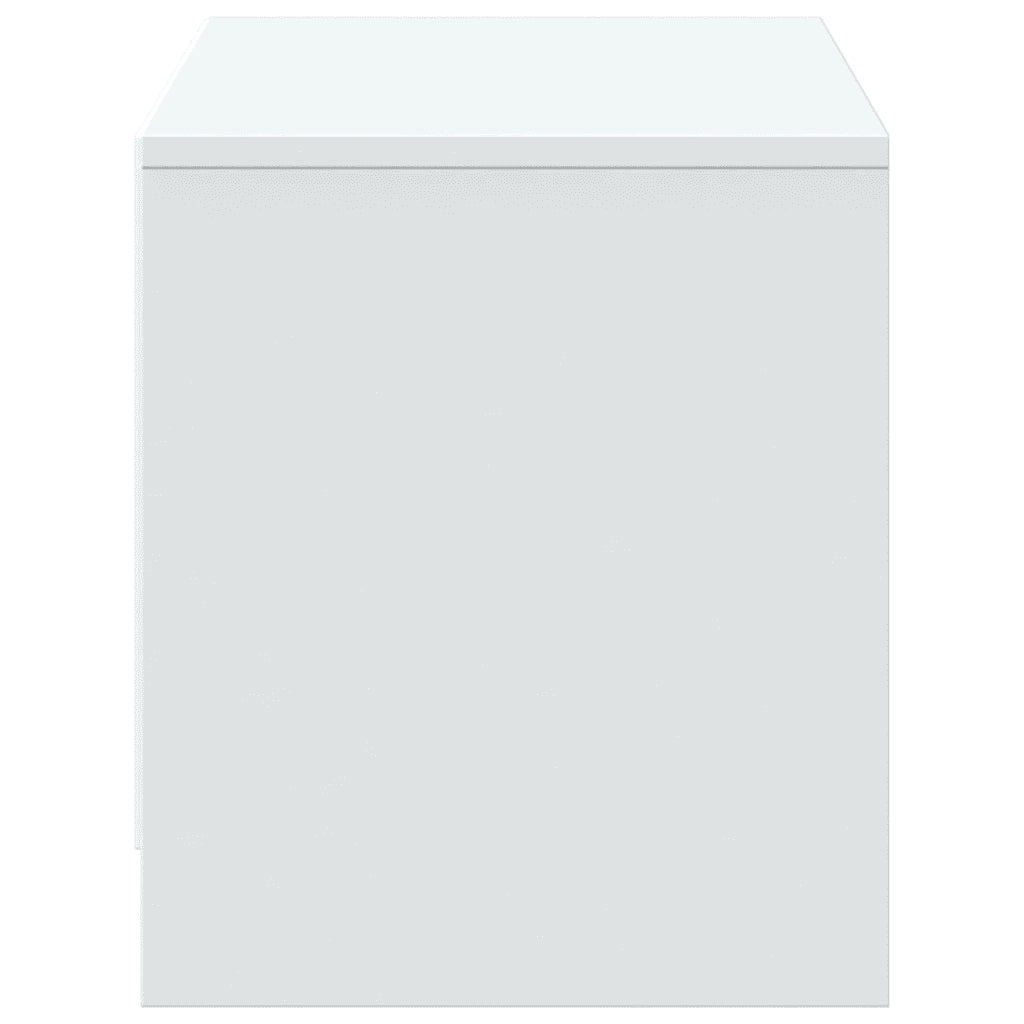 Mobile Porta TV con LED Bianco 97x34x40 cm in Truciolato