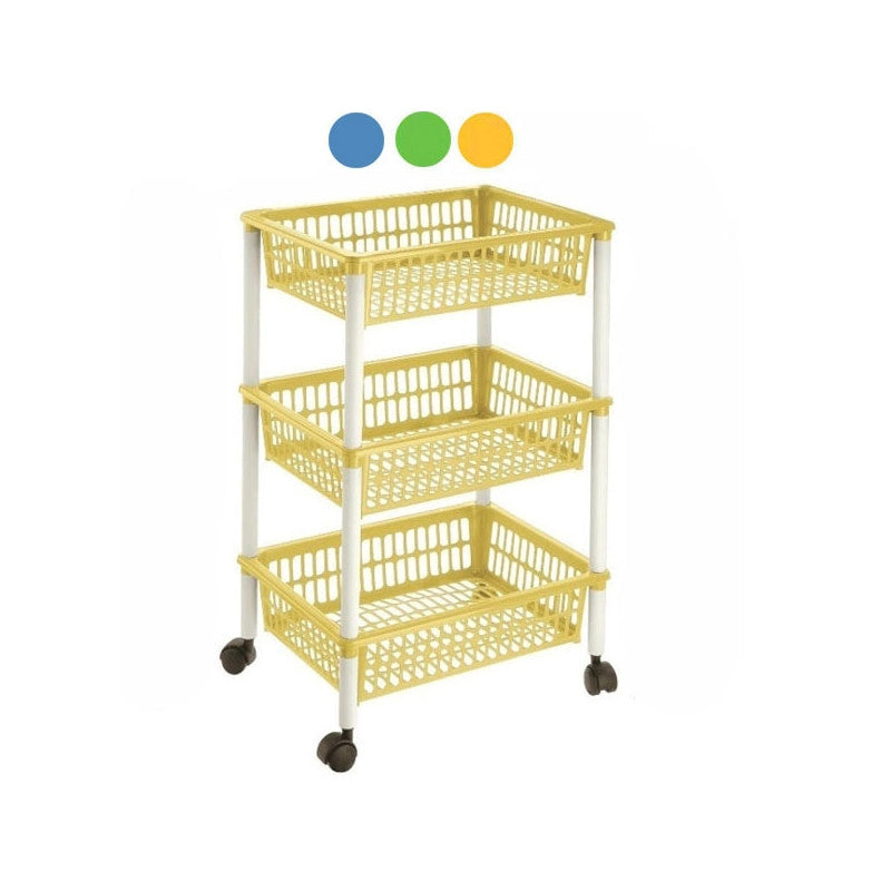 Carrello P.3 Mito Ambra Cm 40X29 H 62 Tontarelli