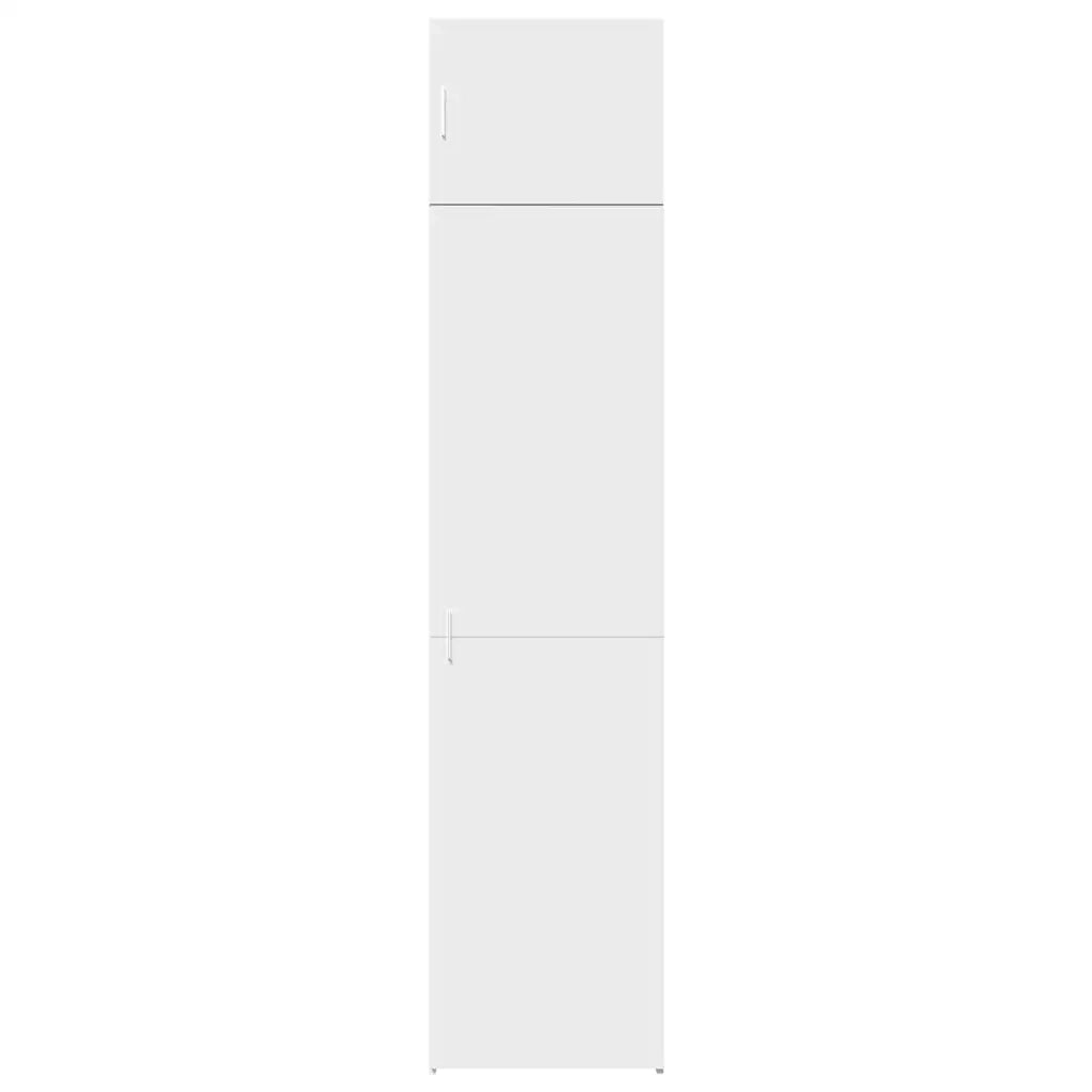 Mobile Sottile Bianco 50x42,5x225 cm in Truciolato 3281301