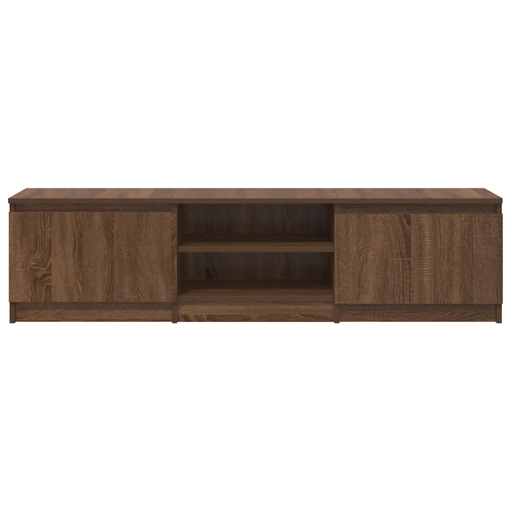 Mobile TV Rovere Marrone 140x40x35,5 cm in Legno Multistrato 815359