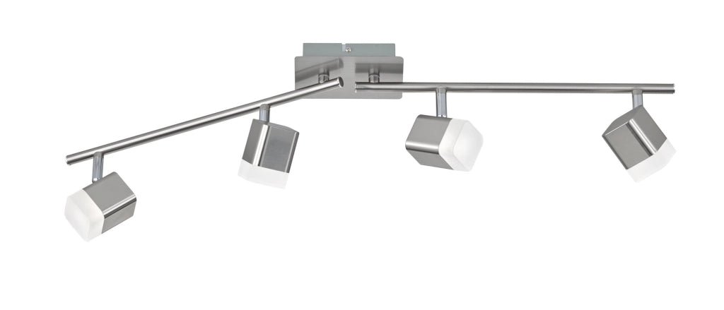 Faretto da Interno a LED in Metallo Nickel Opaco