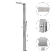 Doccia da Giardino in Acciaio Inox Quadrata cod mxl 48426