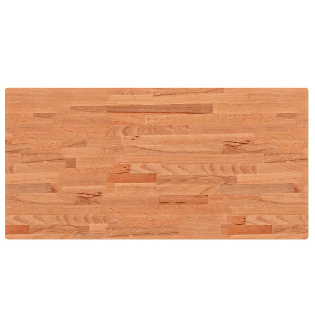 Piano Bagno 100x50x4 cm in Legno Massello di Faggiocod mxl 131776