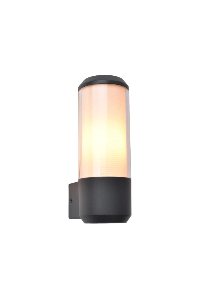 Applique esterna HEROS grigia E27 IP44 Lutec alluminio