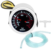 Misuratore di Pressione Universale a 2 Pollici - Display LED - Alta Precisione - Incluso Tubo PVC/T-connessione - Materiale Resistente/Materiale Plastico