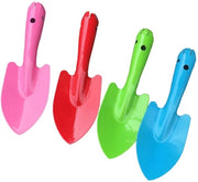 Mini Set di Scopa Metallica Colorata - Ideale per Bambini - Scopa per Giardino - Set di Scopa Colorata - Adatto per Spiaggia e Giardino - 4 pezzi