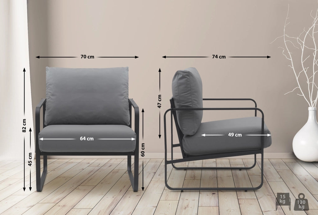Lounger Manea Kunstleder