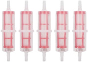 Set di filtri per carburante di alta qualità a 5 pezzi - Filtro per carburante rapido - Filtro per benzina - Filtro per forklift - Sonda 8 mm/10 mm - Materiali di alta qualità - Kit di filtri