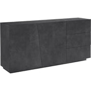 Madia 2 ante 3 cassetti per Soggiorno Moderna 180x43x86cm - GALAXIA