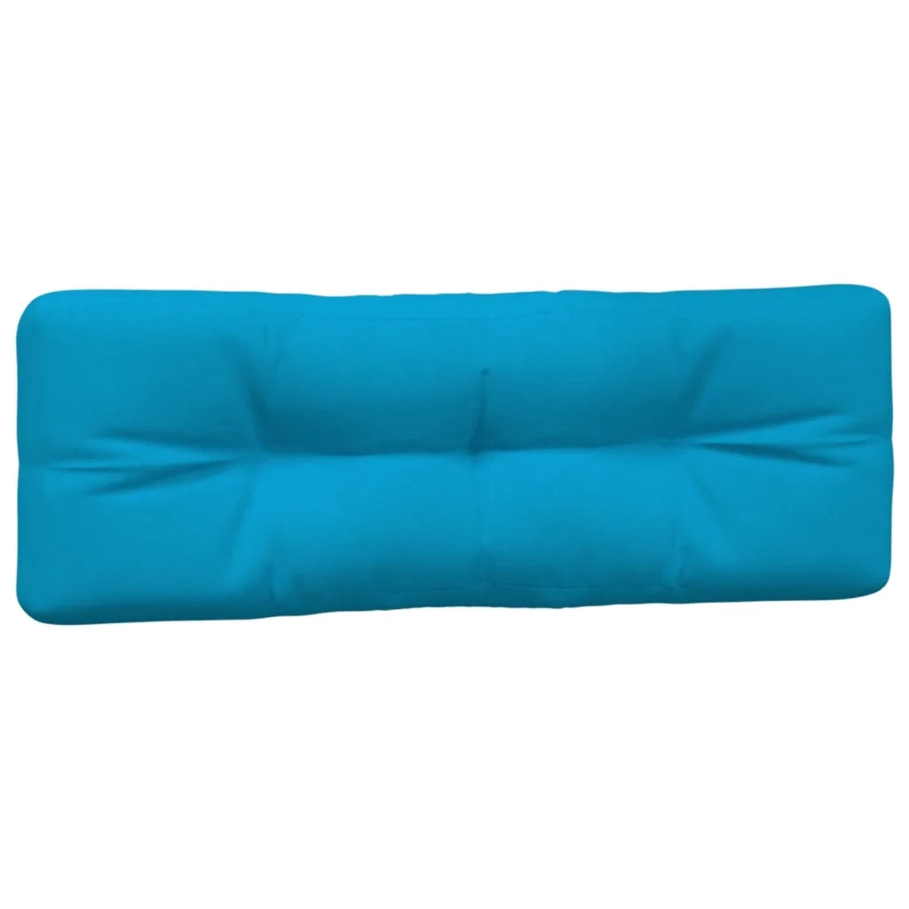 vidaXL Cuscini per Pallet 2 pz Blu in Tessuto