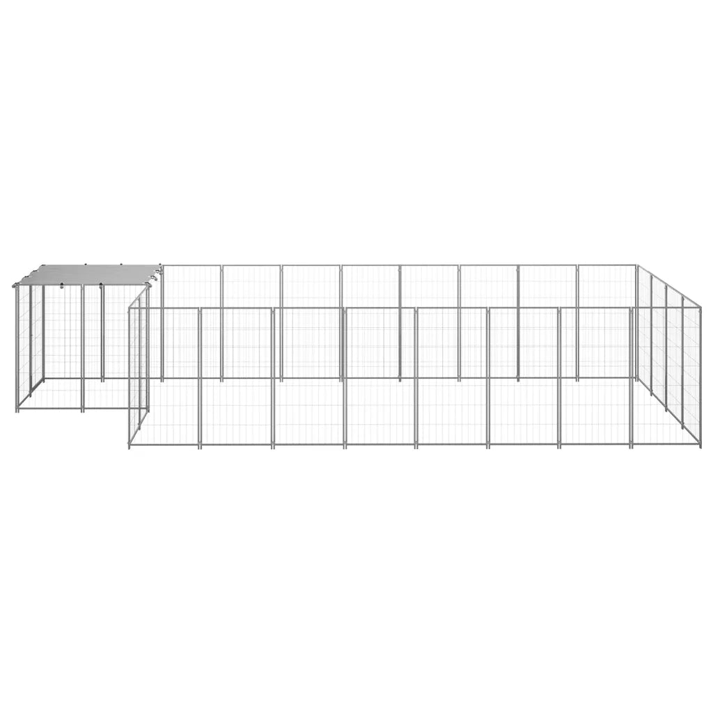 Gabbia per Cani Argento 10,89 mÂ² in Acciaio   cod mxl 48609