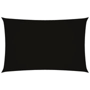 Parasole a Vela Oxford Rettangolare 2x5 m Nero
