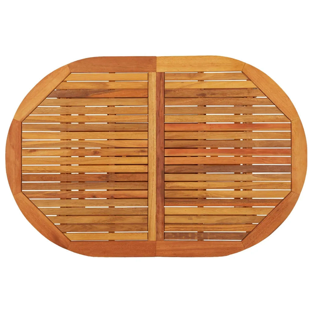 Tavolo da Giardino | Tavolino da esterno 200x100x75 cm in Legno Massello di Eucalipto
